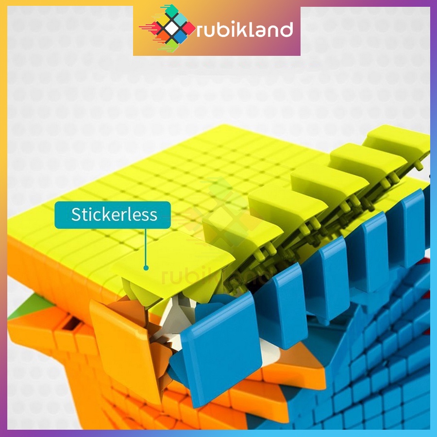 Rubik 8x8 9x9 10x10 11x11 12x12 nxn Bigcube Big Cube Stickerless MoYu MeiLong MFJS Rubic Đồ Chơi Trí Tuệ Trẻ Em