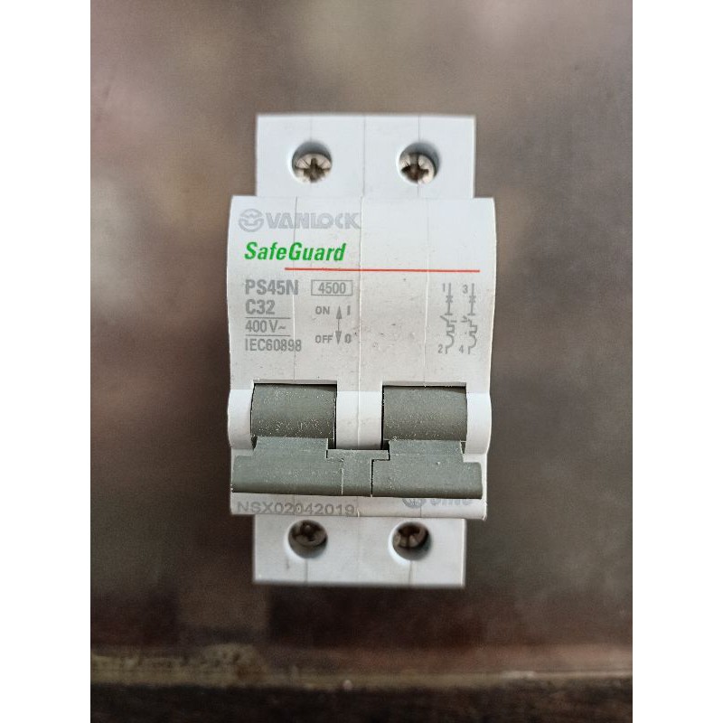 CẦU DAO TỰ ĐỘNG MCB SINO VANLOCK 2P/C32 - C63