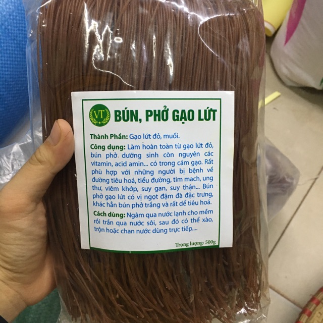 Bún Gạo Lứt Đỏ