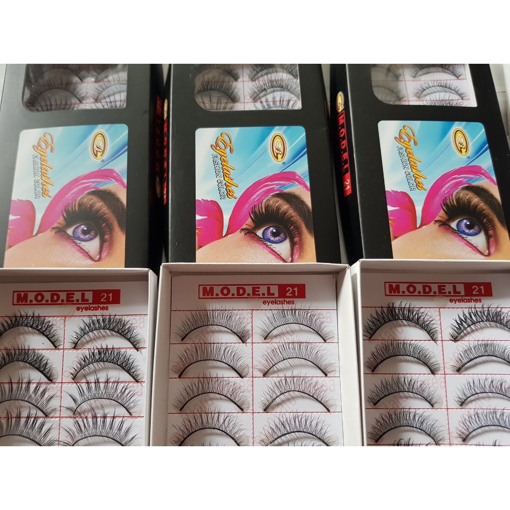 Lông Mi Giả Model 21 Tự Nhiên Nhiều Mẫu