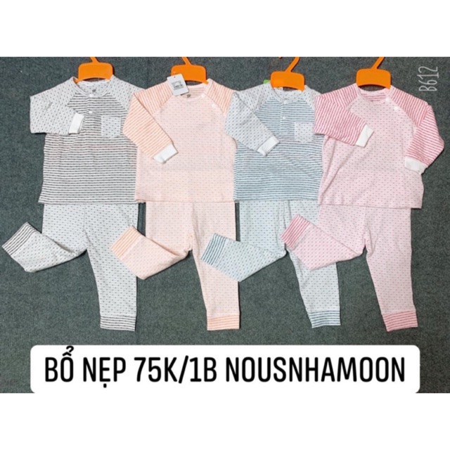 [Xả hàng] Bộ raglan/bổ nẹp cotton 2 lớp Lullaby