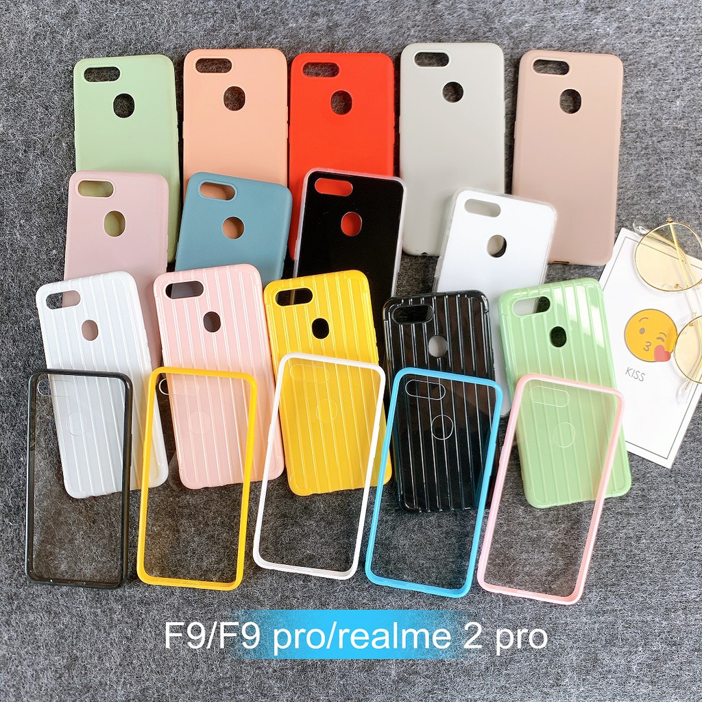 [Oppo F9/F9 pro/realme 2 pro] Ốp Lưng Điện Thoại Giá Rẻ Nhiều Màu