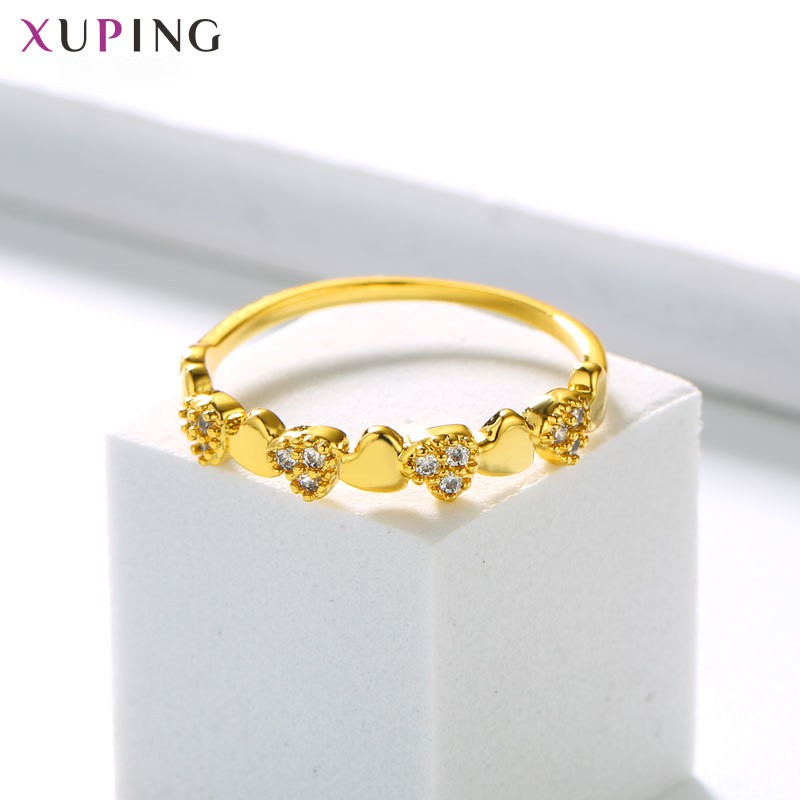 Nhẫn Nữ Mạ Vàng 23K, Hàng Xuping Chính Hãng, Phong Cách Châu Âu/Châu Mỹ - XPN05
