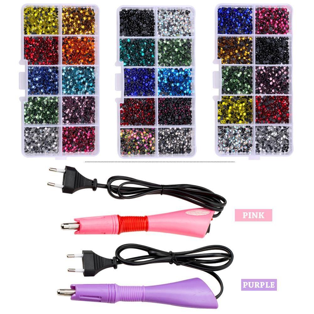 YIYU Set 7 Đầu Cọ 2000 Phụ Kiện Trang Trí Móng Tay Chuyên Dụng