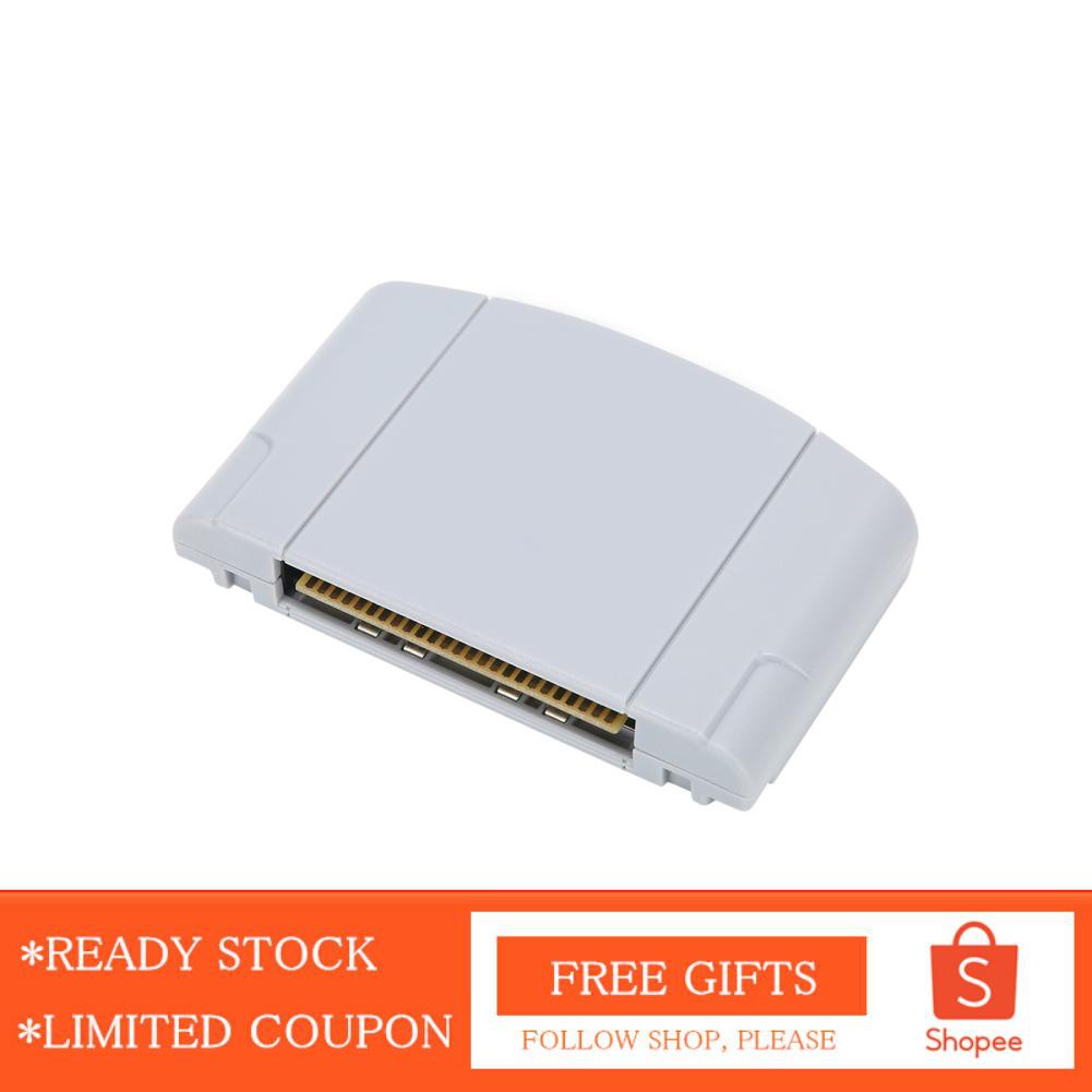 Alwaysonline American Video Game Console Plug Card Cartridge ABS Games Acessory for Super Smash Bros 64