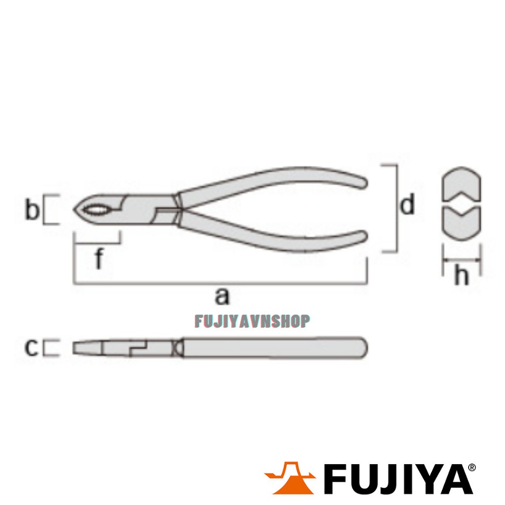 Kìm vặn đầu ốc Fujiya SP26-175