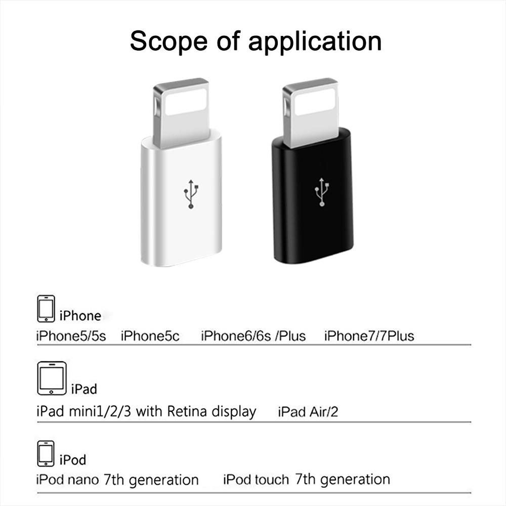 Cáp Chuyển Đổi Từ Micro Usb Sang 8 Pin