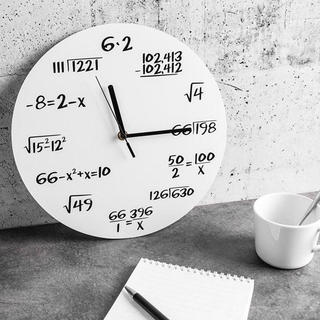 Đồng Hồ Treo Tường Toán Học ( Math Wall Clock)