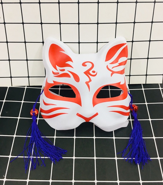 Mặt nạ anime hoá trang cosplay cáo nửa mặt mẫu ngẫu nhiên
