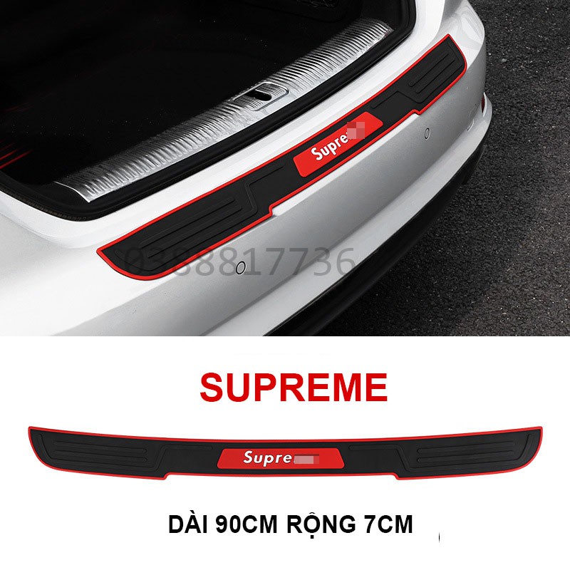 Nẹp chống xước cốp sau ô tô bằng cao su thời trang