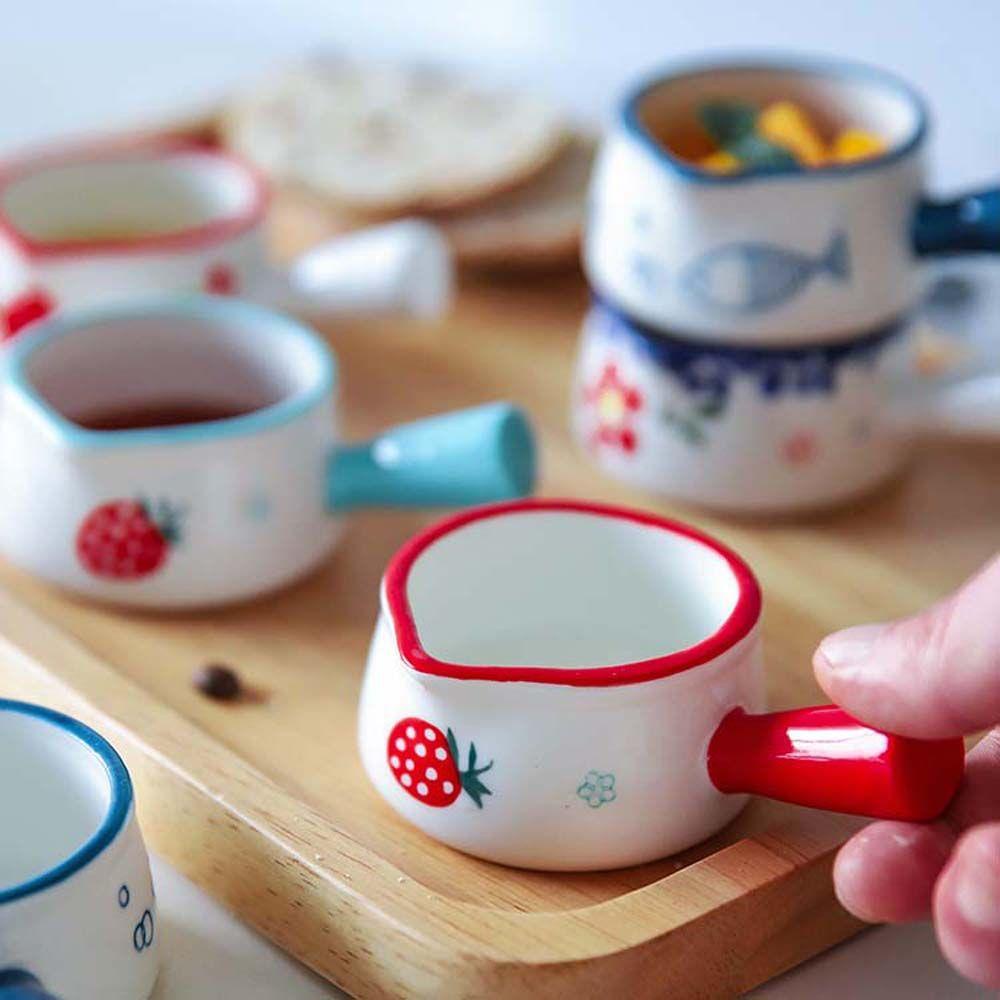 MOCHO Chảo Sứ Mini Có Tay Cầm Tiện Dụng Cho Nhà Bếp