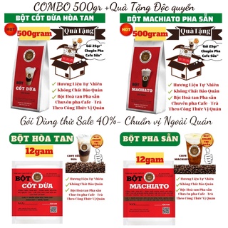 Bột Cốt Dừa Hòa Tan Dùng Trong Pha Chế Cafe,Cacao… 12g