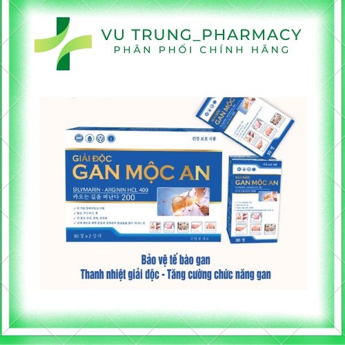 Giải độc gan Mộc An - Hỗ trợ thanh nhiệt giải độc, bảo vệ tế bào gan,tăng cường chức năng gan.(THỰC PHẨM CHỨC NĂNG)