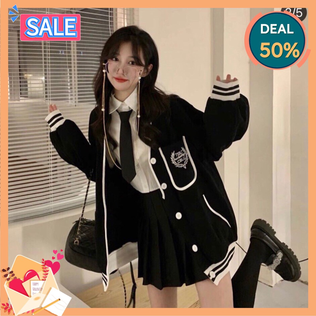 Áo khoác nam nữ phong cách ovesize siêu đẹp vải dày from rộng unisex nỉ bông | BigBuy360 - bigbuy360.vn