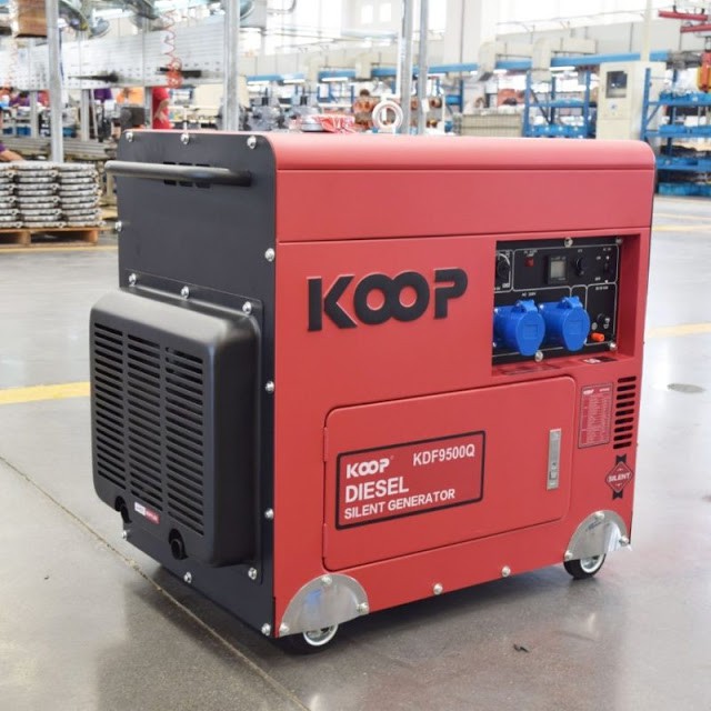 Máy Phát Điện Chạy Dầu 7Kw Koop KDF9500Q