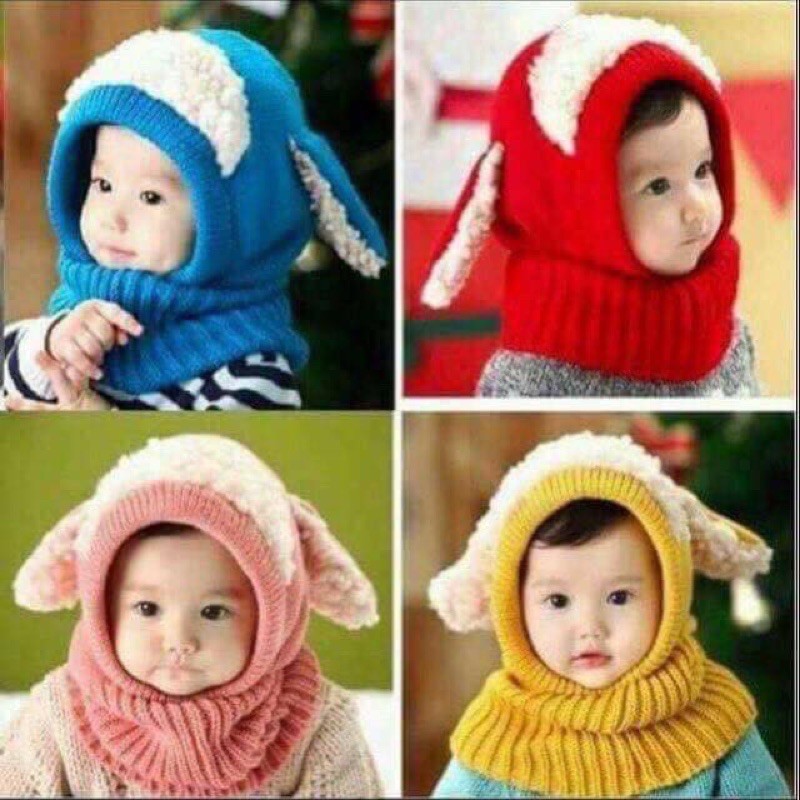 Dọn kho-Mũ lông cừu cho bé siêu ấm