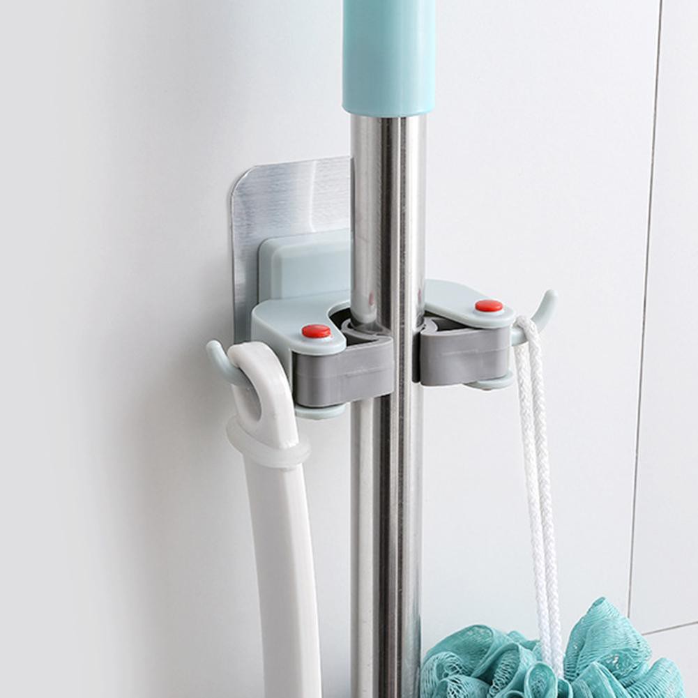 Móc dán tường treo cây lau nhà tiện lợi