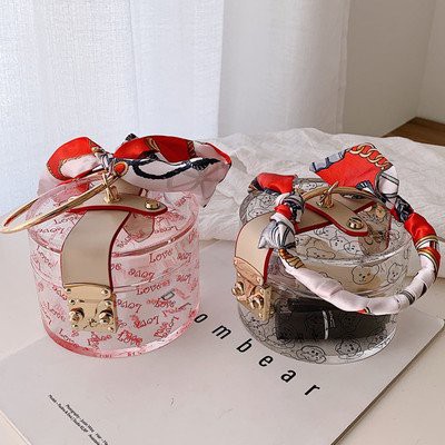 [Hot trend] Túi Cốp Trong Suốt Quấn Khăn Thời Trang Phong Cách Hàn Quốc Trẻ Trung Đáng Yêu Hàng Xịn TKT01 | BigBuy360 - bigbuy360.vn