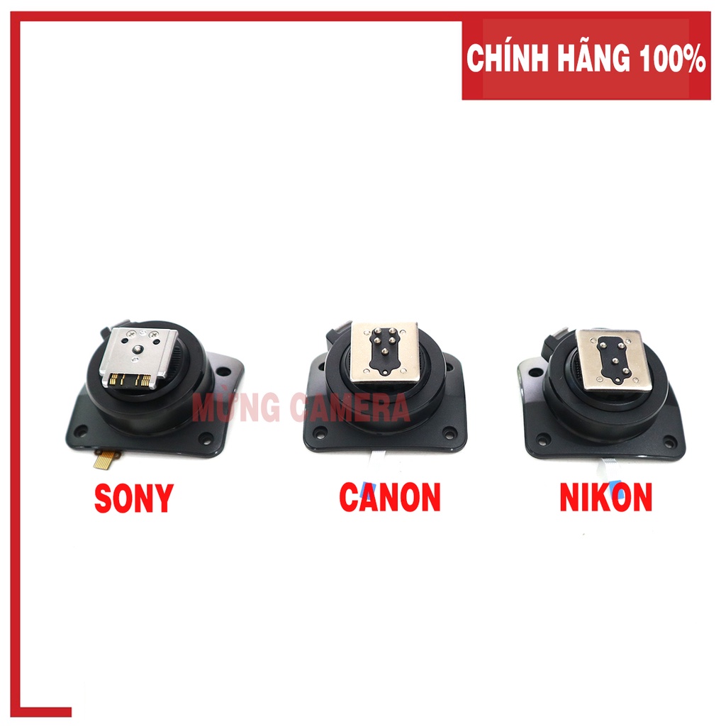 Chân Đế - Hotshoe Đèn Flash Godox V860 iii và V1 Canon/Nikon/Sony chân sắt