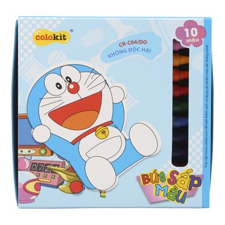 Hộp Bút Sáp Màu Doraemon Colokit