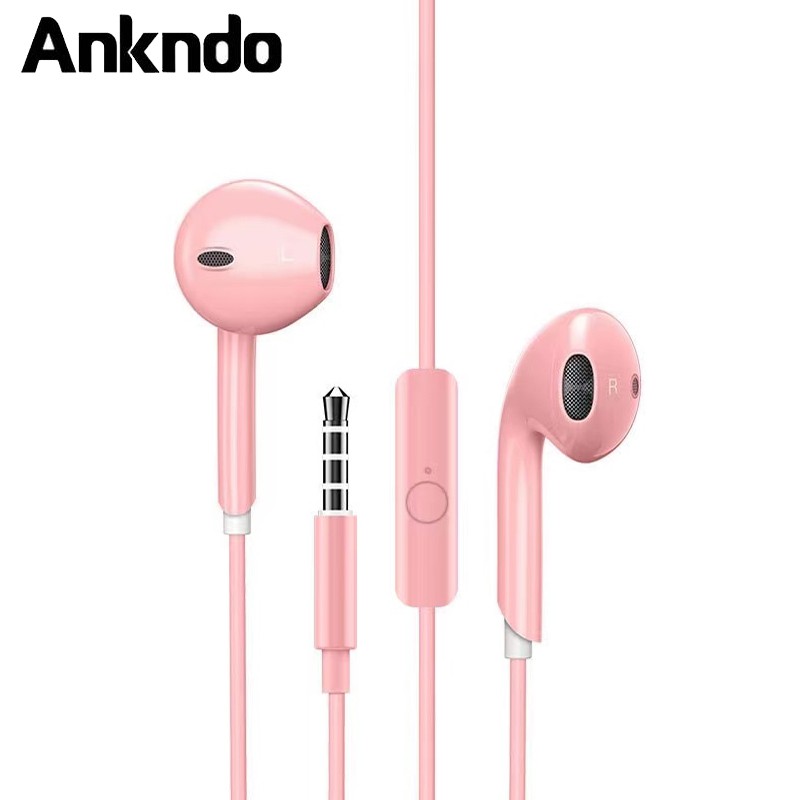 Tai nghe Ankndo Hifi tích hợp mic 3.5mm sử dụng tiện lợi