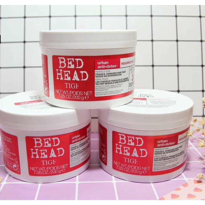 Ủ Tóc TigiĐỏ BedHead Phục Hồi Tóc Hư Tổn 200g