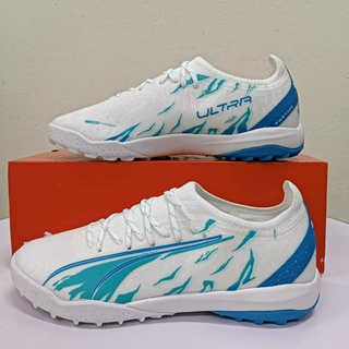 Giày đá bóng sân cỏ nhân tạo puma ultra ultimate tf màu trắng