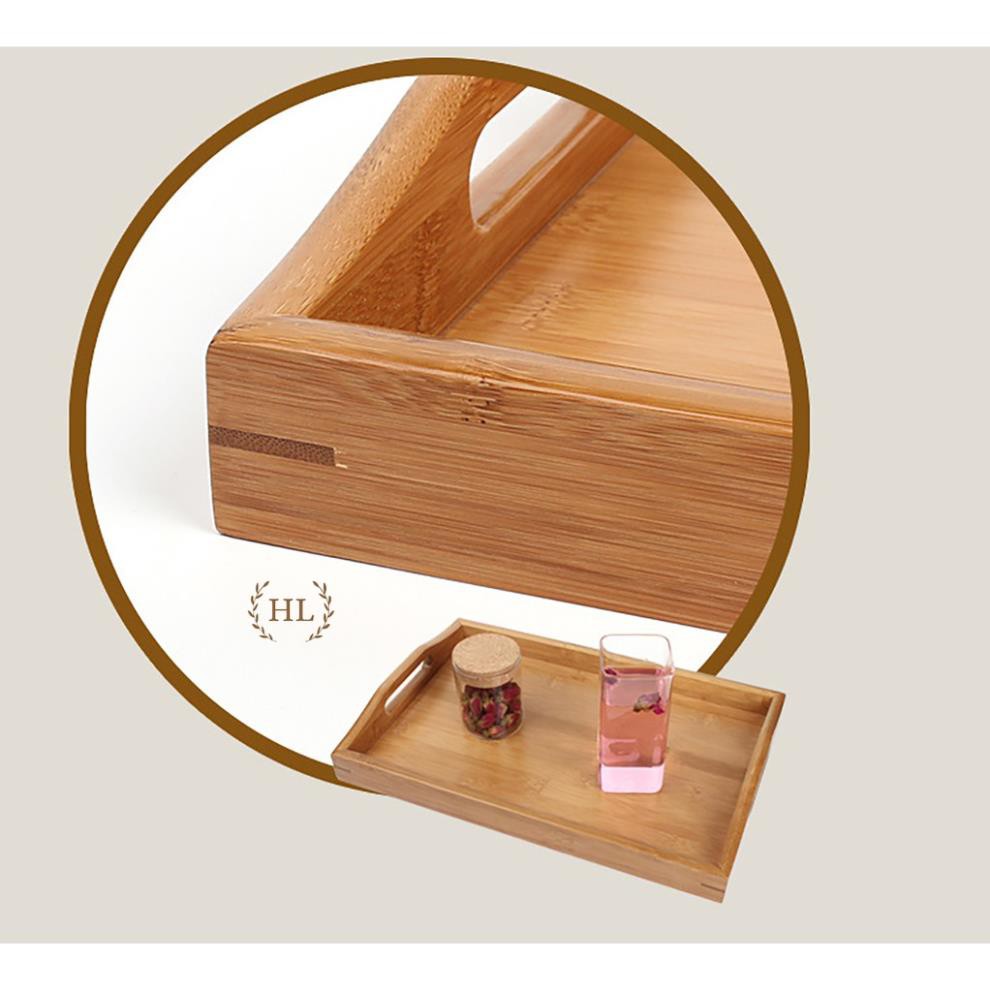 KHAY TRÀ GỖ TRE CAO CẤP CÓ TAY CẦM | KHAY GỖ