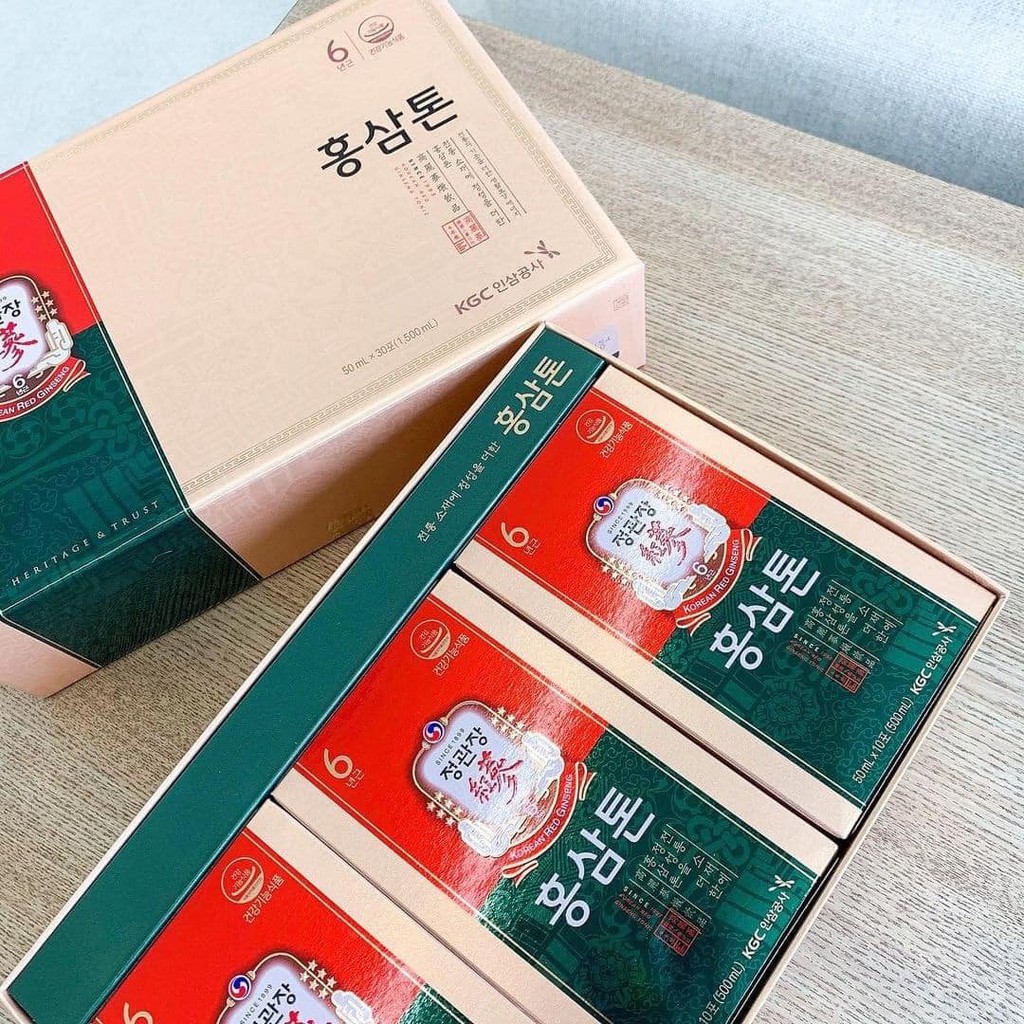 Hồng sâm TONIC MILD  50ml x 30 GÓI - SKU: 8809535599919