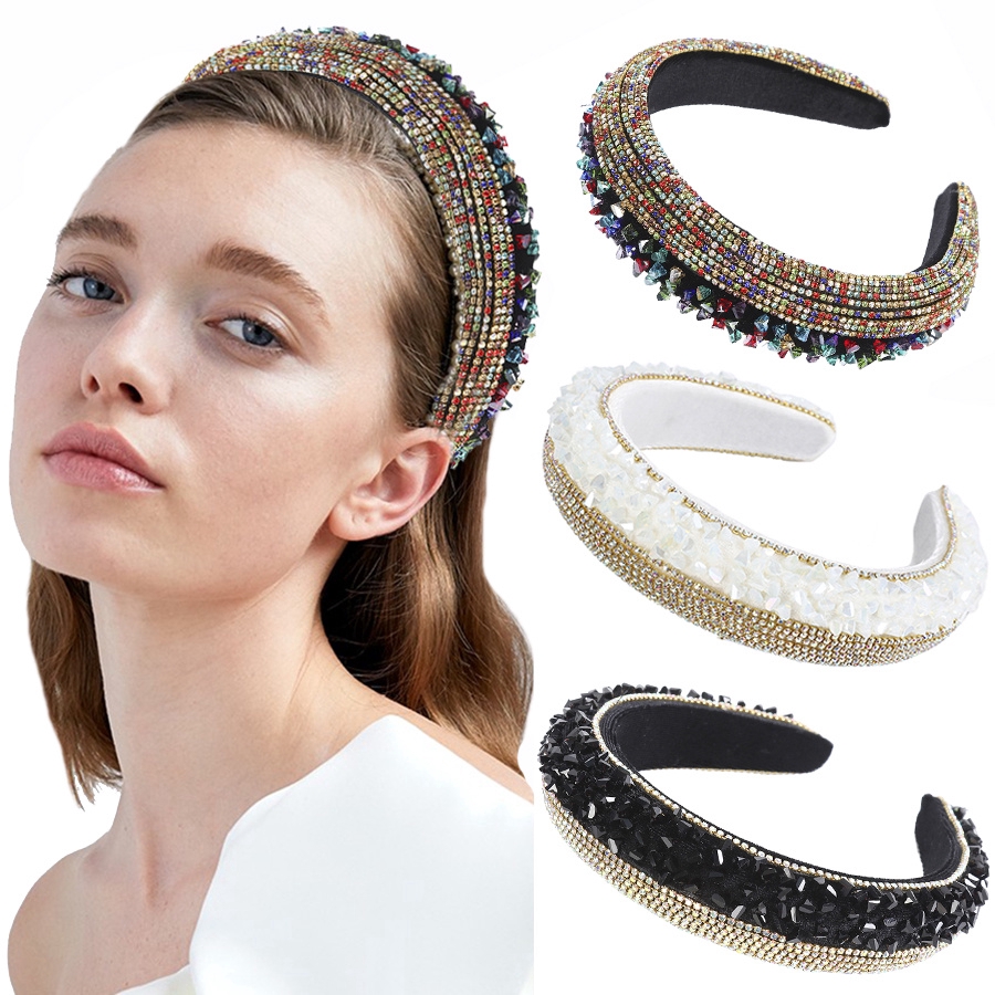 Cài tóc đính đá lấp lánh phong cách cổ điển