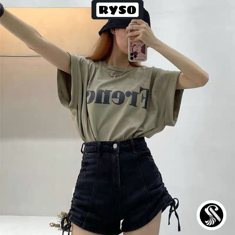 Quần short nữ đùi rút dây 2 bên chất kaki dày mịn cao cấp lưng cạp cao