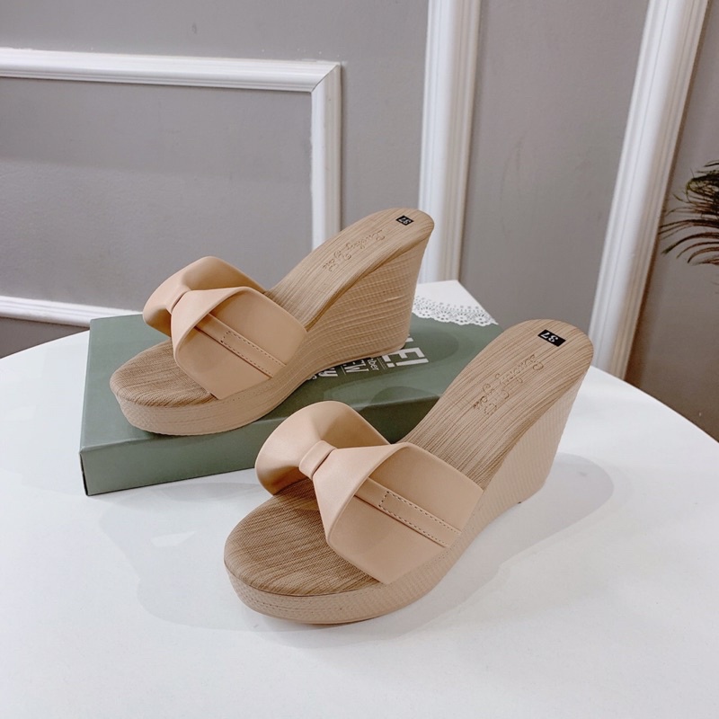 ❄️♥️HÀNG CÓ SẴN ♥️❄️LÊ XUỒNG NƠ GẤP CAO 9cm