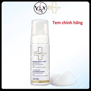 Sữa rửa mặt dermeden chống lão hoá da dạng tao bọt antioxidant cleansing foam 150ml
