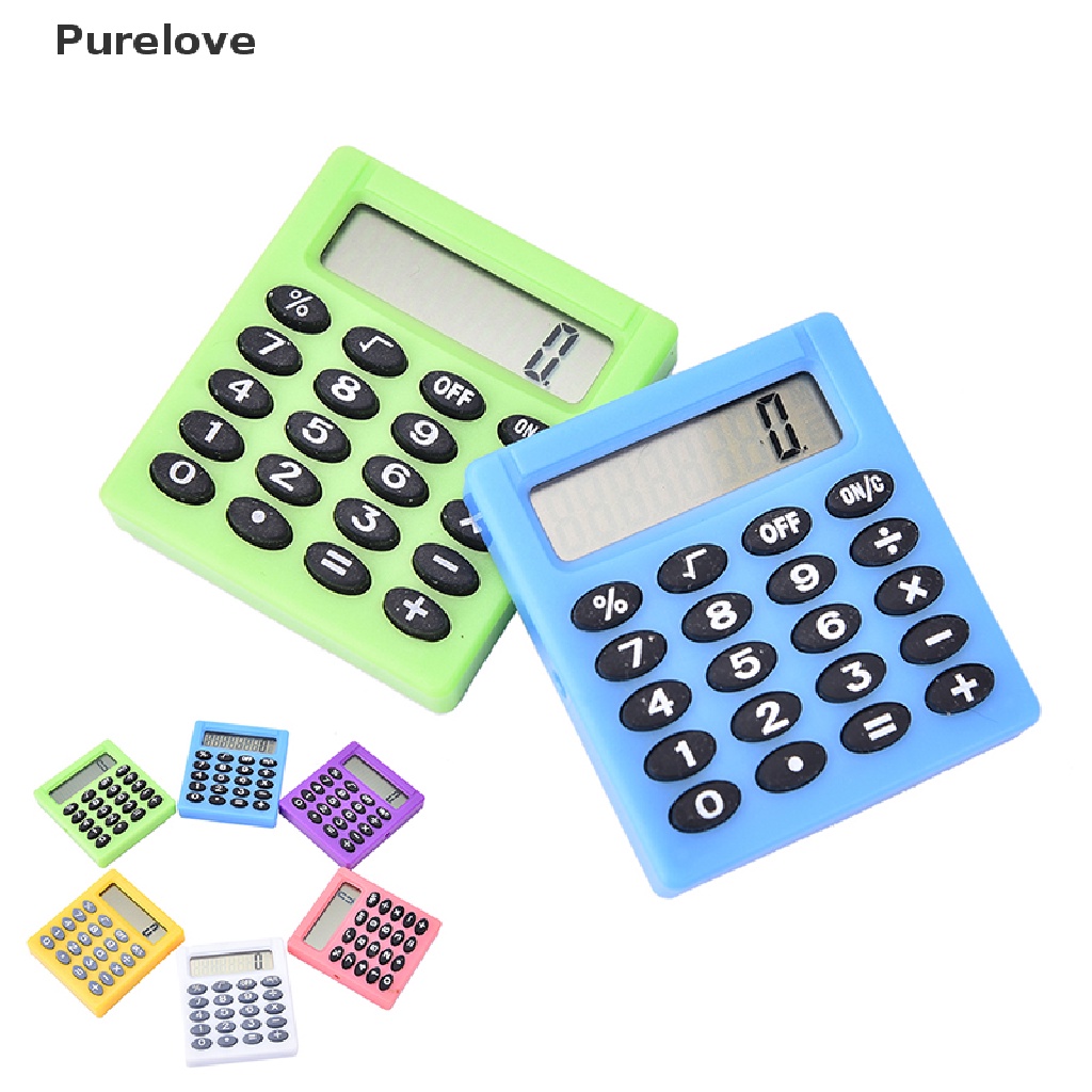 Máy Tính Điện Tử mini Màu Sắc Kẹo Ngọt Xinh Xắn Tiện Dụng