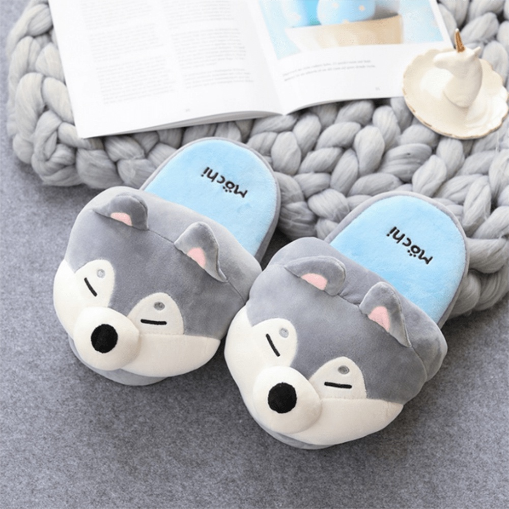 Dép bông đi trong nhà hình chó mochi MK009