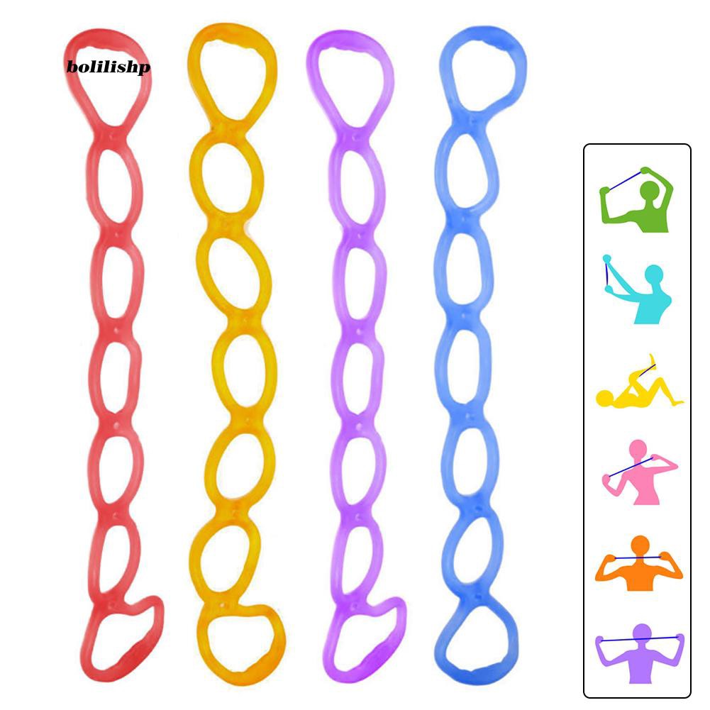 Dây Kháng Lực Tập Yoga 7 Lỗ Bằng Silicone Co Giãn