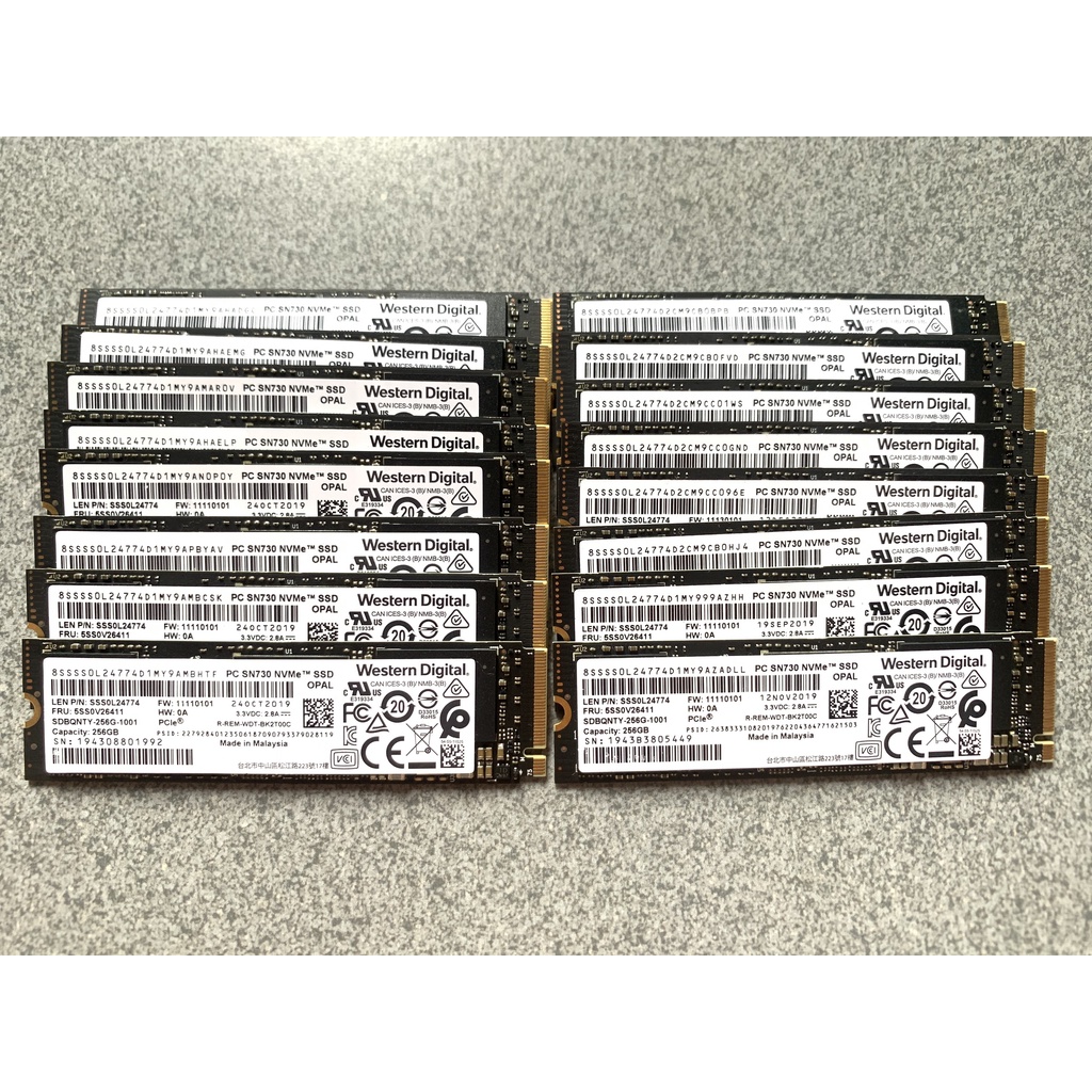 Bộ nhớ SSD WD SN730 256GB NVMe (M.2/PCIe - Chuẩn 2280) | BigBuy360 - bigbuy360.vn