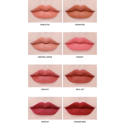 Son kem 3CE Soft Lip Lacquer cây lùn thân trong