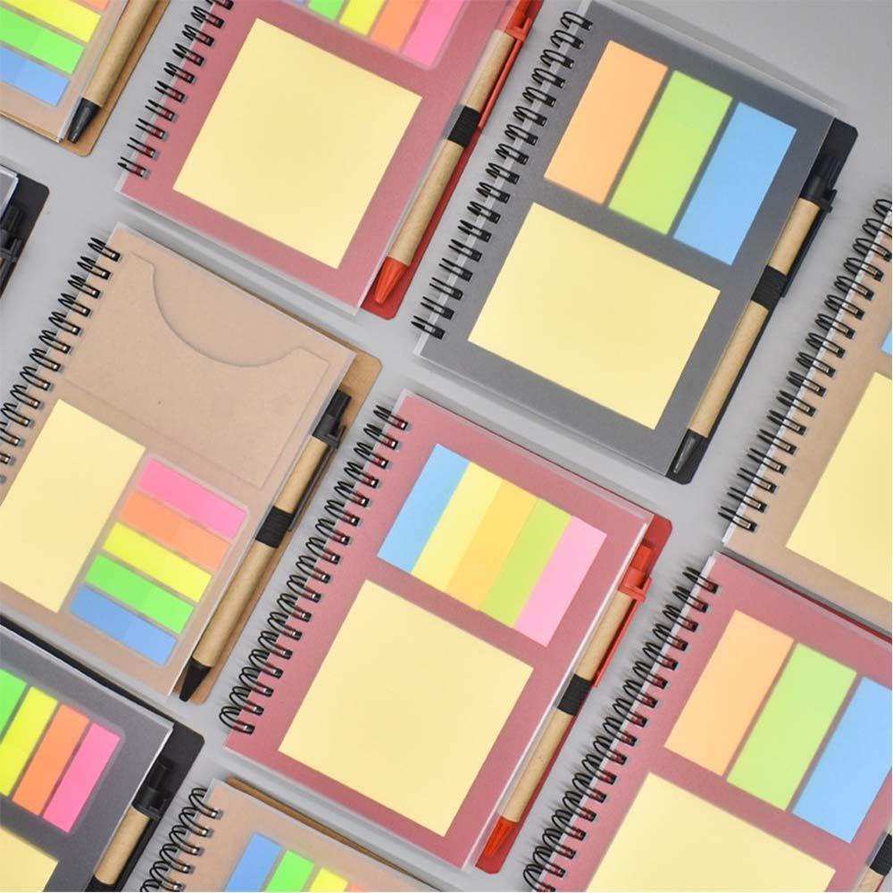 Sổ Ghi Chú Nhiều Lớp Bằng Nhựa PP Kèm Giấy Ghi Chú Tiện Dụng