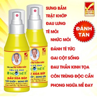 Set 06 chai Dầu xoa bóp Thọ Thế (Since 1954) - Hiệu Cá Ông - Chính hãng