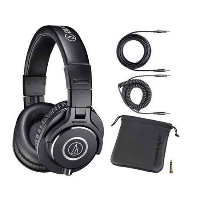 Tai Nghe Kiểm Âm Chuyên Nghiệp Audio Technica ATH-M40X - Hàng Chính Hãng