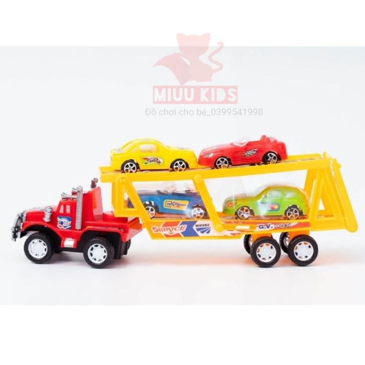 Xe Container Chở 4 Ô Tô Nhỏ Chính Hãng An Toàn Cho Bé