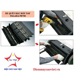 Máy quét rác đẩy tay Palada PD700