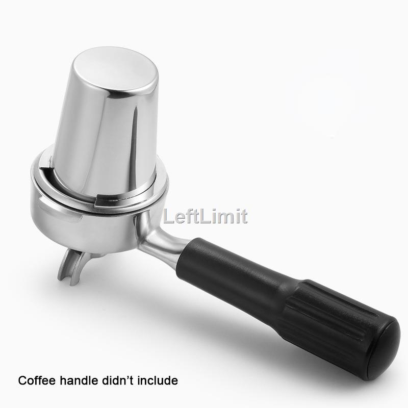 Cốc đựng bột cà phê espresso bằng thép không gỉ có tay cầm tiện dụng