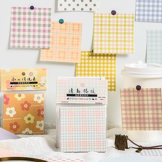 A stack of 60-page material paper with beautiful pattern stickers (non-sticky)