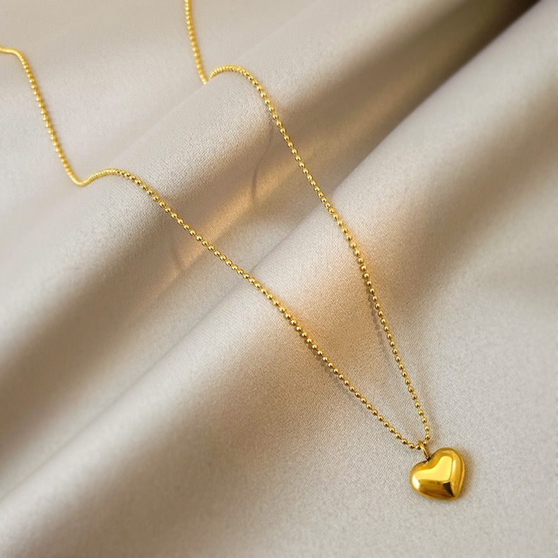 Dây chuyền mạ vàng 14K dạng hạt tròn thiết kế thời trang