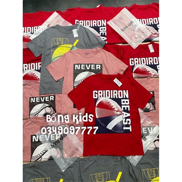 Áo Phông Bé Trai In Chữ Place