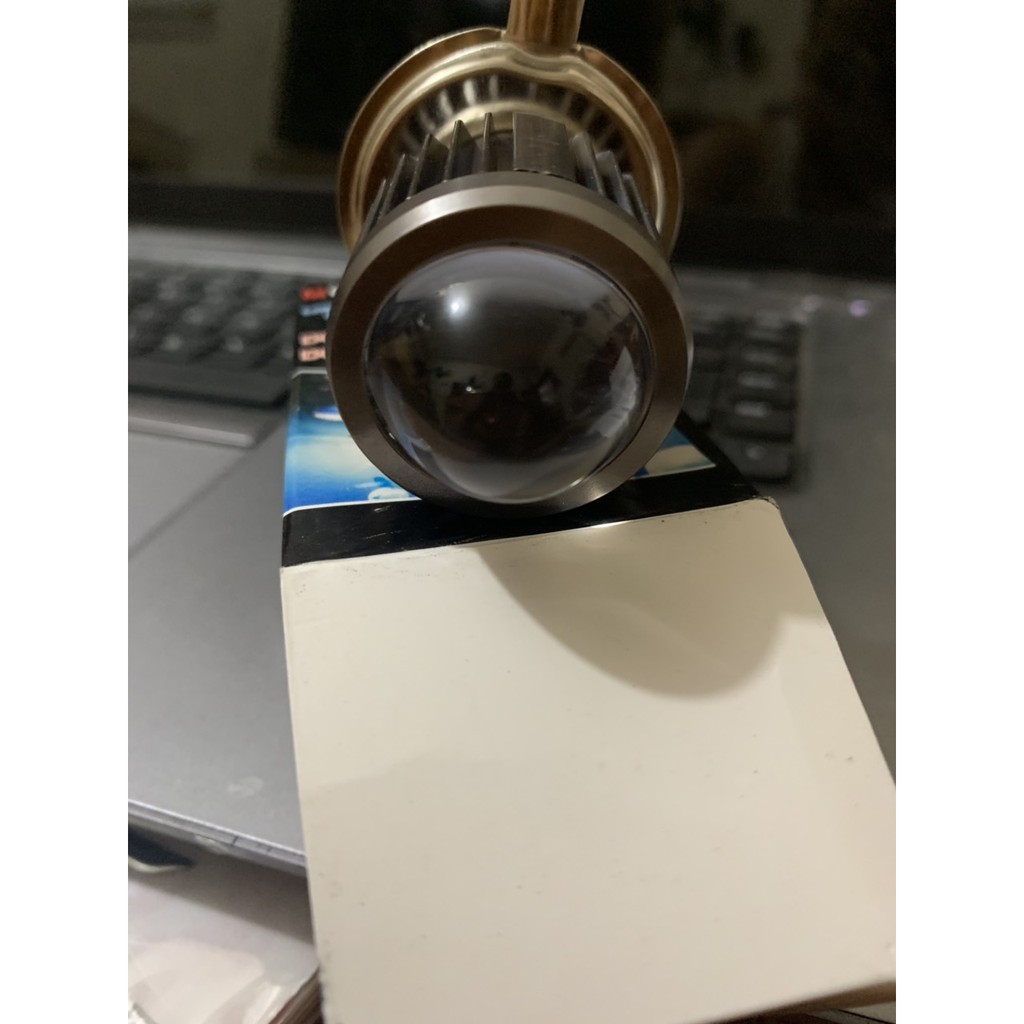 BÓNG LED H4 TÍCH HỢP BI CẦU MINI CÓ COS-PHA ( GIÁ 1 BÓNG)