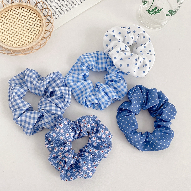 Dây Cột Tóc Họa Tiết Đa Dạng Duyên Dáng Xinh Xắn Cho Nữ