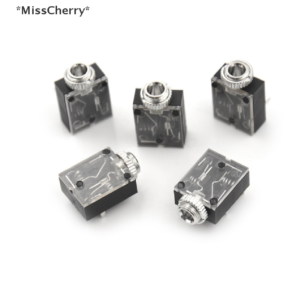 Set 5 Ổ Cắm Đơn Âm Thanh PCB 5 Chấu 3.5mm Chuyên Dụng Cho Tai Nghe